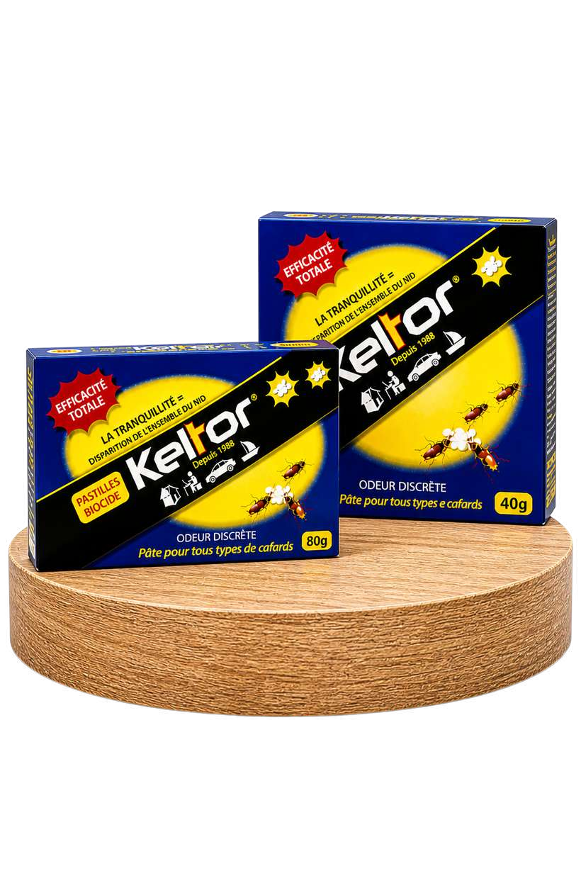 Pastilles Keltor anti-cafards 40 g / 80 g