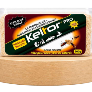 Pastilles Keltor Pro anti-cafards pour professionnels, format 500 grammes